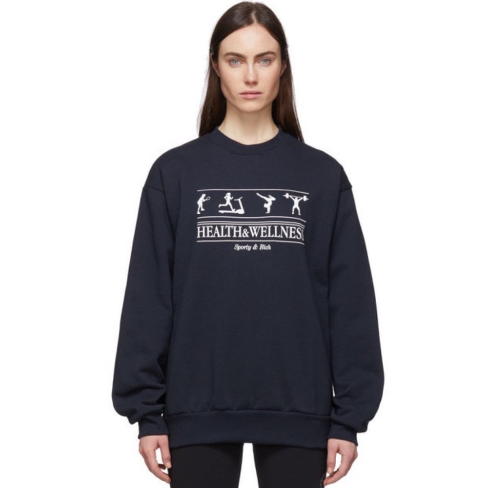Sporty & Rich Health and Wellness Sweatshirt